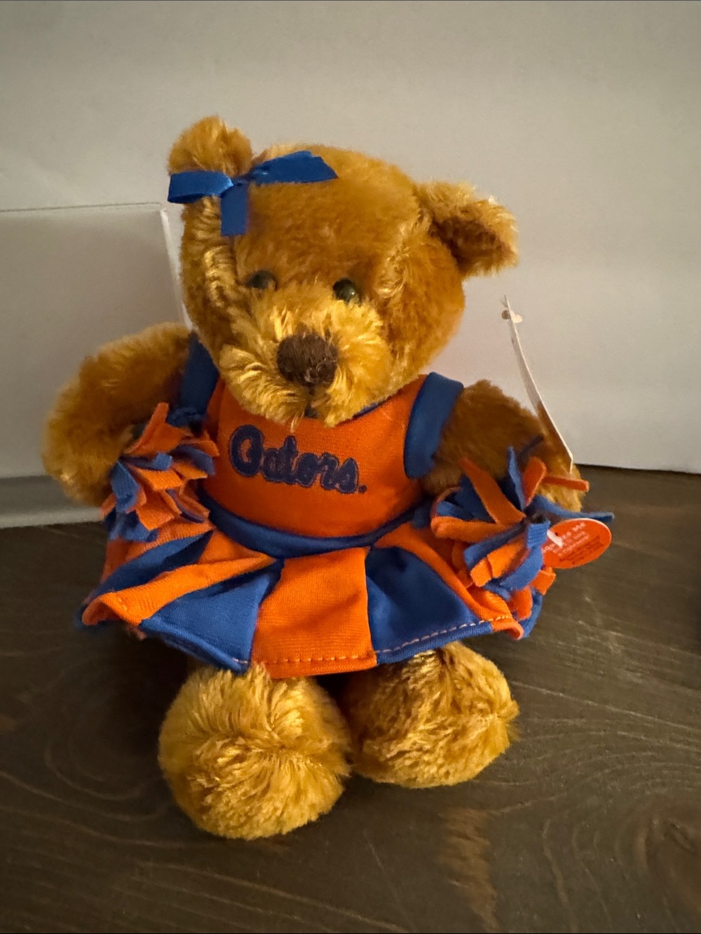 Plushland Florida Gators Cheerleader Teddy Bear Plays Gator Fight Song nwt 2002